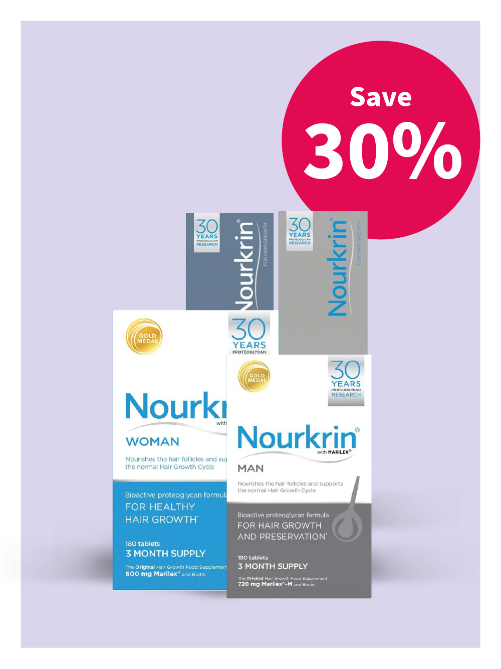 Save 30% on Nourkrin